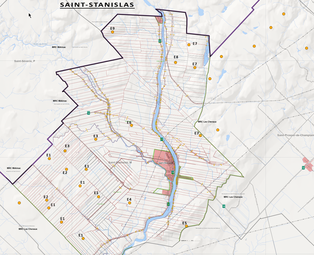 Carte de Saint-Stanislas