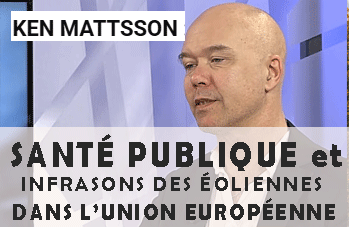 Ken Mattson, Santé publique et infrasons des éoliennes dans l'Union européenne