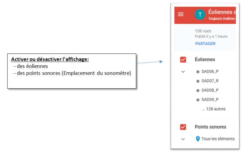 Sélectionner ce qui doit être affiché