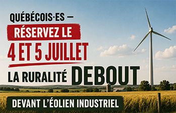 La ruralité debout devant l&rsquo;éolien industriel